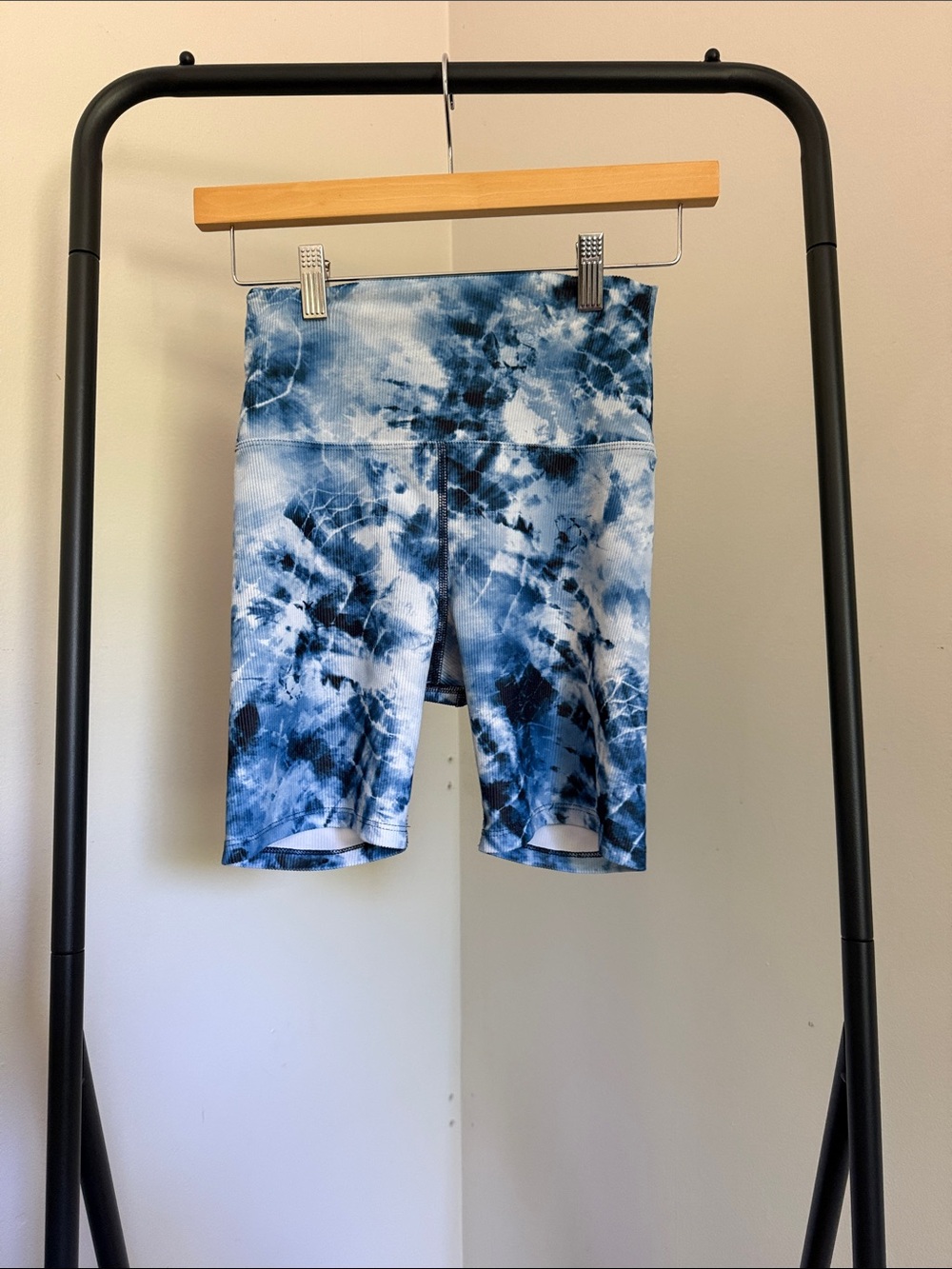 Beach Riot Sport Tie-Dye Ribbed Biker Shorts